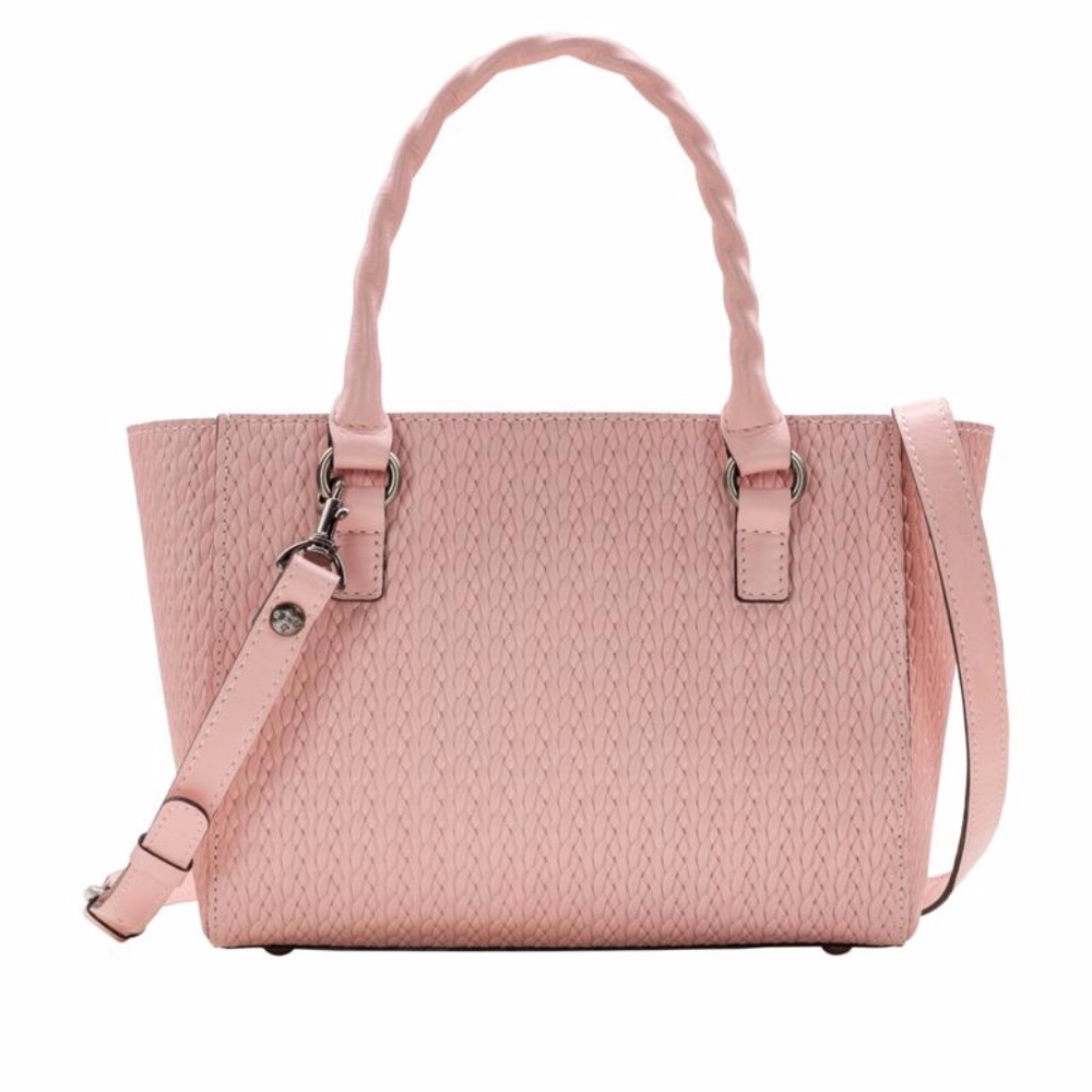 PATRICIA NASH MOZIA TWISTED WOVEN EMBOSSED LEATHER